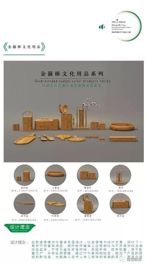 【竹產(chǎn)品設(shè)計(jì)大賽】第三屆“政和杯”國(guó)際竹產(chǎn)品設(shè)計(jì)大賽創(chuàng)意作品企業(yè)組選登